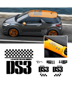 Kit Stickers Citroën DS3 Racing Complet 2012