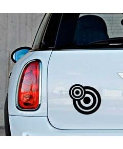 Rounded Circles Mini Decal