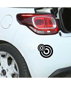 Rounded Circles Citroen DS3 Decal