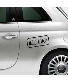Sticker Fiat 500 facebook i like aime