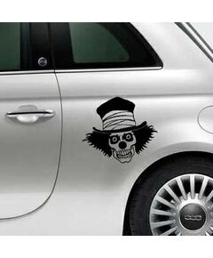 Clown Skull Fiat 500 Decal