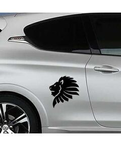 African Lion Peugeot Decal