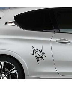 White Shark Peugeot Decal