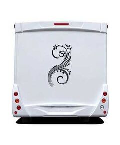 Floral Ornament Camping Car Decal 30
