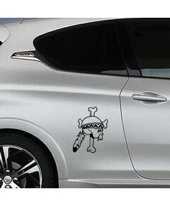 Indian Skull Peugeot Decal 19