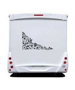 Design flowers Camping Car Decal