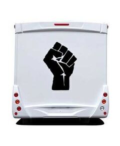 Fist Camping Car Decal 2