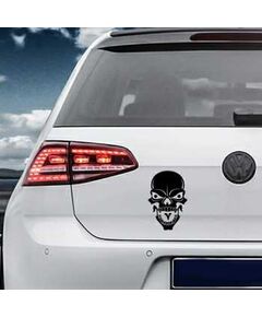 Sticker VW Golf Tête de Mort 27