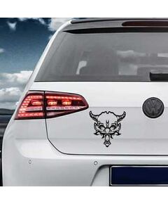 Demon Skull Volkswagen MK Golf Decal 15