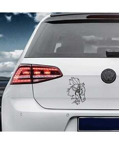 Sticker VW Golf Cheval de Princesse