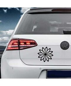 Sticker VW Golf Blüte Dekoration