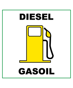 Sticker Diesel Gasoil (5 x 5 cm)