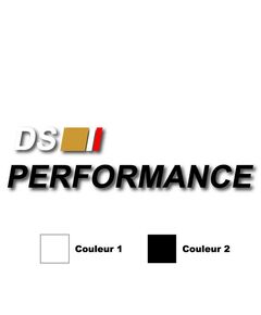 Citroën DS Performance logo (2 custom colors) Decal