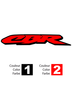 Honda CBR logo bicolor Aufkleber