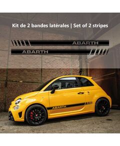 Fiat 500 Abarth 595 (2016-17) stripes decal set