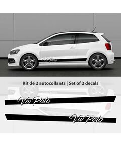 Kit stickers bandes portières VW Polo