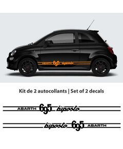 Kit stickers bandes Fiat Abarth 695 Biposto