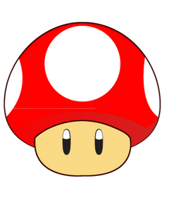 Sticker Toad Mario