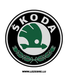 Sticker Skoda Logo Couleur