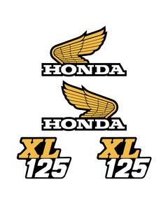 Honda XL 125 Decals Set