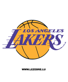 Sticker Los Angeles Lakers Logo