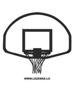 Sticker Panier Basketball 2