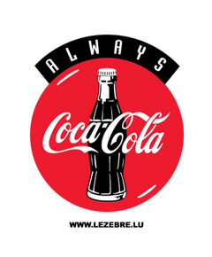 Always Coca Cola Decal