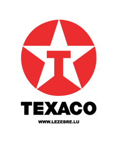 Texaco Logo Decal 2