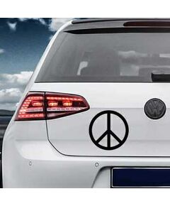 Stencil VW Golf Peace & Love Logo