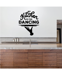 Sticker My kitchen is for dancing