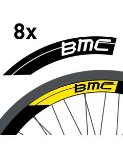 Set von 8 Aufkleber Felgen BMC Bike 30 mm