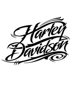 Sticker Harley Davidson Signature Logo Decal