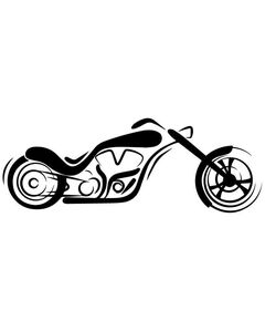 Sticker d'une Moto Harley Davidson . ★