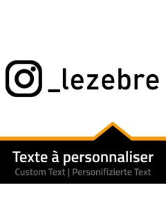 Sticker Instagram - Nom à Personnaliser