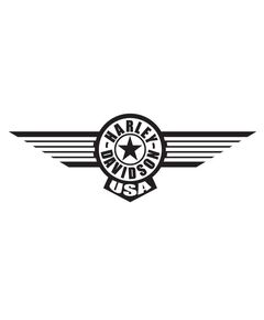 Harley Davidson USA Wings Decal