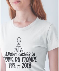 Tee-shirt France Coupe du Monde 1998 et 2018