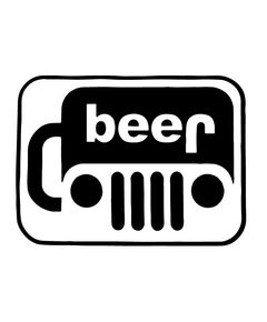 Jeep Beer Decal