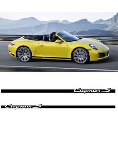Aufkleber Kit Stickers Bandes Bas de Caisse Porsche Cayman S