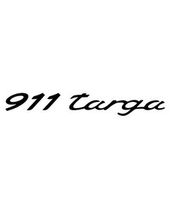 Logo Porsche 911 Targa Decal