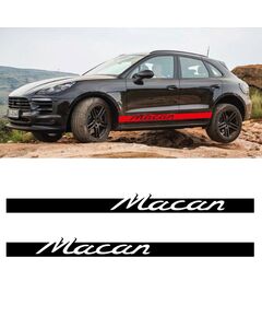 Aufkleber Kit Stickers Bandes Bas de Caisse Porsche Macan