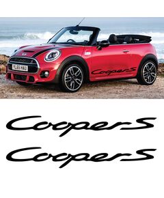 Kit Aufkleber Bande Seitenleiste Mini Cooper Logo