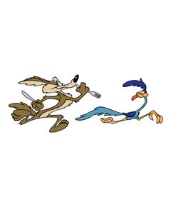 Sticker Cartoon Road Runner - Bip Bip et Coyote