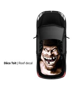 One Piece Barbe Car Roof Sticker