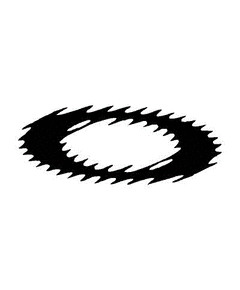 Oakley Logo Zebra Trash Carbon Decal