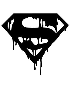 Bloody Superman Decal