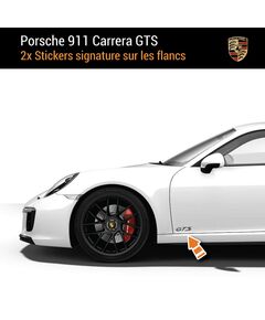 Porsche 911 Carrera GTS Decals (2x)