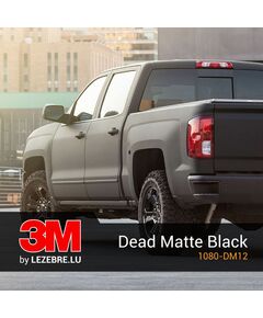 Film Covering Dead Matte Black - 3M™ (Noir mat)