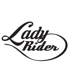 Lady Rider decal Biker