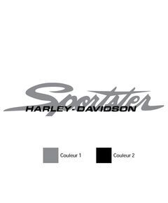 Set of 2 Harley Davidson Sportster tank decals