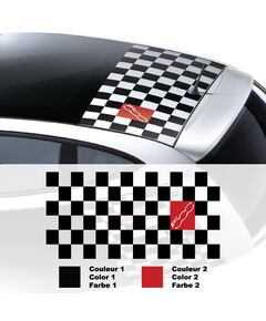 Fiat 500 F1 Limited Edition Roof Decal